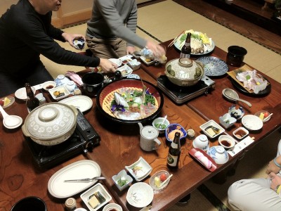 フグ2人前、カニ2人前!