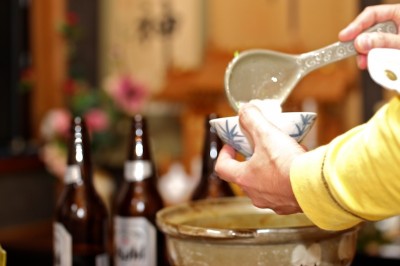 お腹は膨れていても、雑炊がまちきれません!